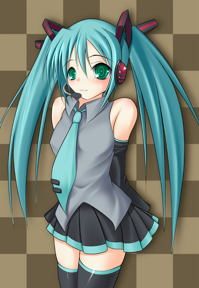 hatsune_miku, tagme, thighhighs, vocaloid, yatarou_(rapidrabbit)