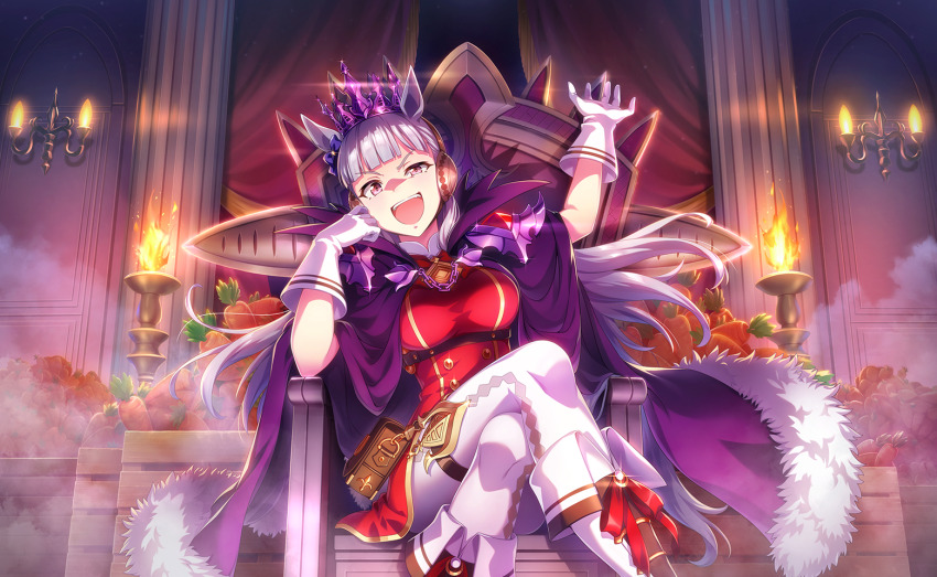 1girl, animal_ears, argyle_clothes, argyle_pantyhose, armor, artist_request, belt, belt_bag