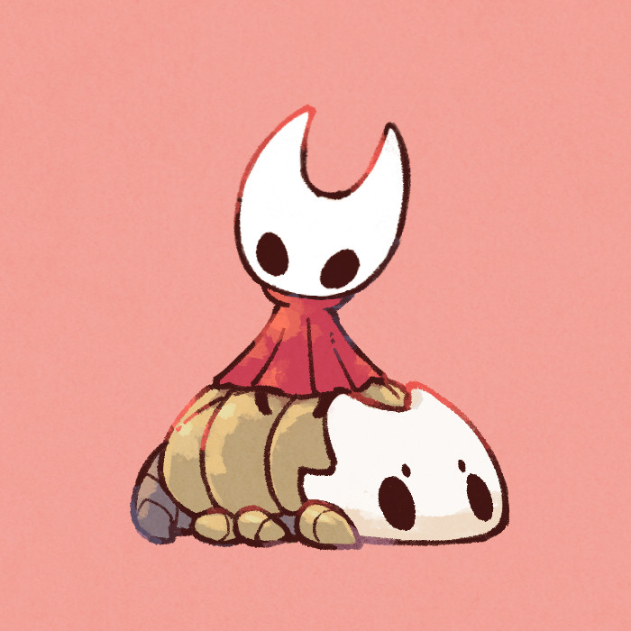 1girl, aged_down, arthropod_girl, beastling_(hollow_knight), child, cloak, commentary_request, fuifui