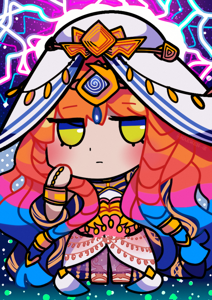 1girl, closed_mouth, commentary, dress, english_commentary, eyelashes, fate/grand_order, fate_(series)