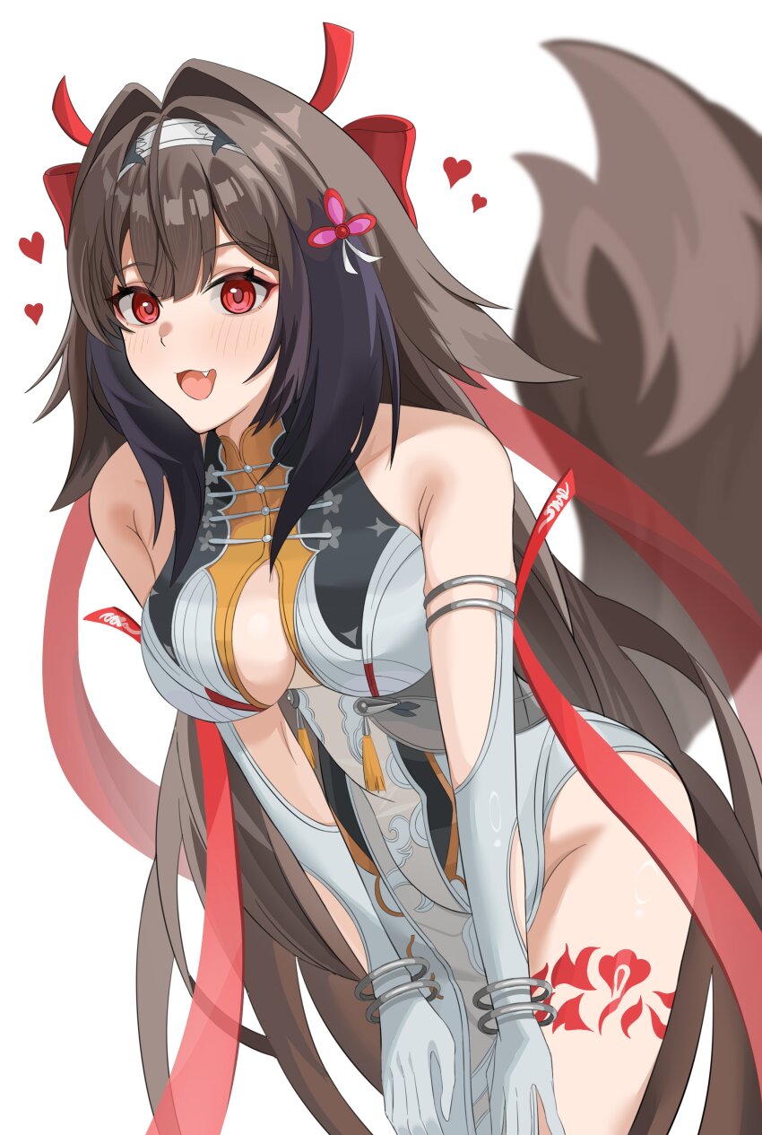 1girl, absurdres, accessories, armlet, bare_shoulders, blurry, blurry_background, blush