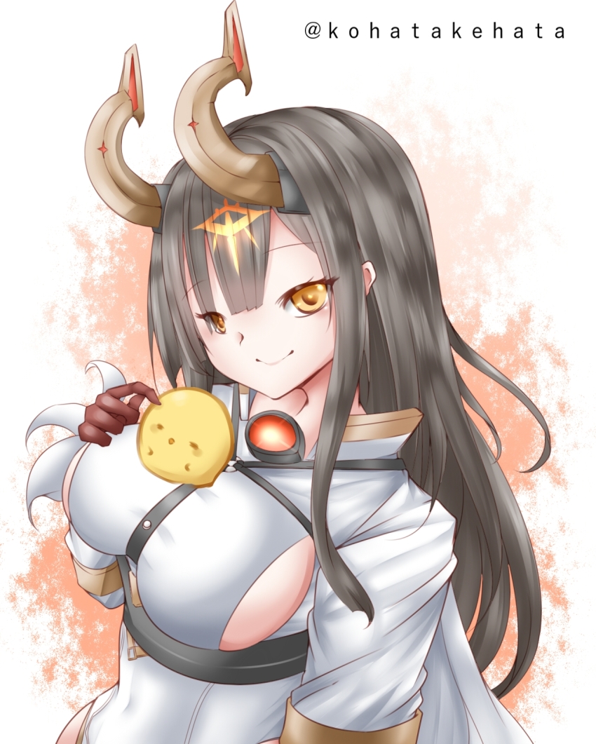 1girl, artist_name, azur_lane, baby_animal, bird, black_hair, breasts, chick