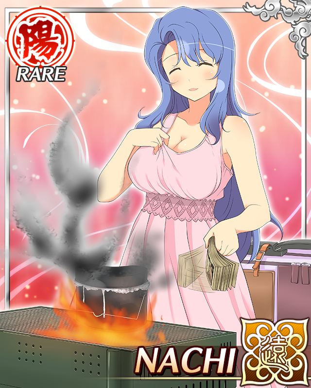 1girl, blue_hair, breasts, burning, camping, cleavage, closed_eyes, cooking