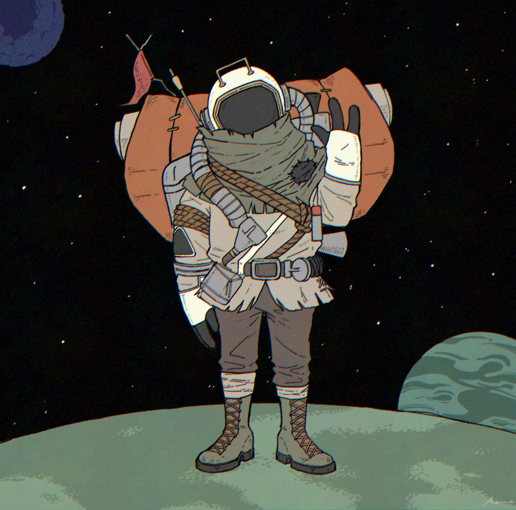 1other, alien, backpack, bag, belt, boots, brown_pants, fewer_digits