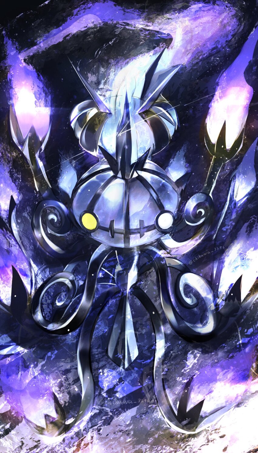 animate_object, chandelier, chandelure, full_body, gen_5_pokemon, highres, mega_chandelure, mega_pokemon