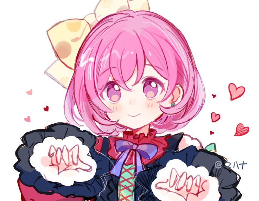 1girl, black_dress, bow, chinese_commentary, closed_mouth, cohana, commentary_request, cross-laced_clothes