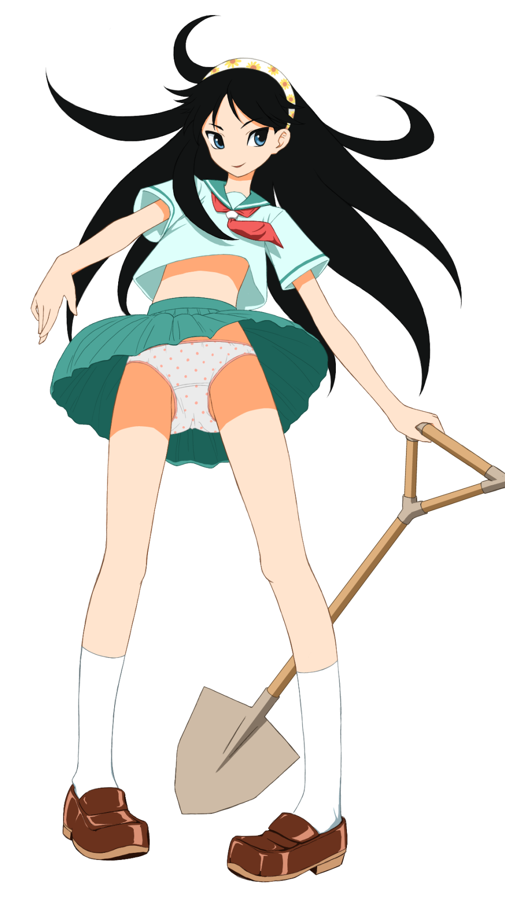 00s, 1girl, ahoge, bad_id, bad_pixiv_id, black_hair, blue_eyes, female_focus