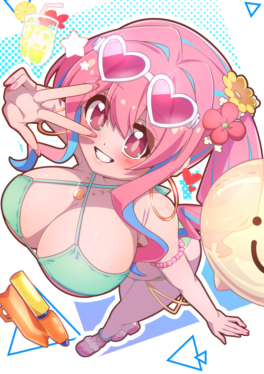 1girl, absurdres, anklet, bare_arms, bare_legs, bare_shoulders, bead_armlet, bikini