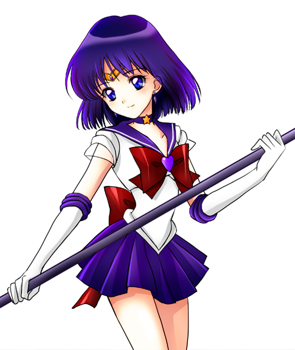 1990s_(style), 1girl, bare_legs, bishoujo_senshi_sailor_moon, blue_eyes, blush, bow, brooch