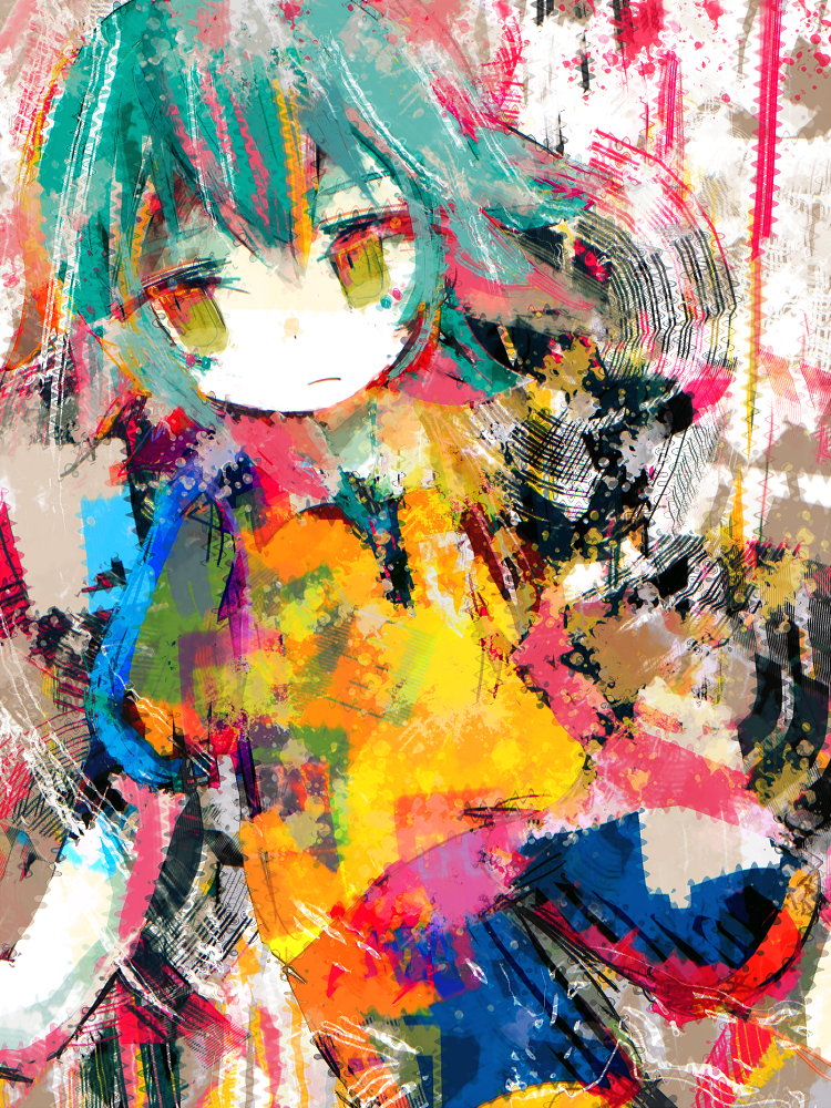 1boy, bad_id, bad_pixiv_id, colorful, green_eyes, green_hair, inazuma_eleven, inazuma_eleven_(series)