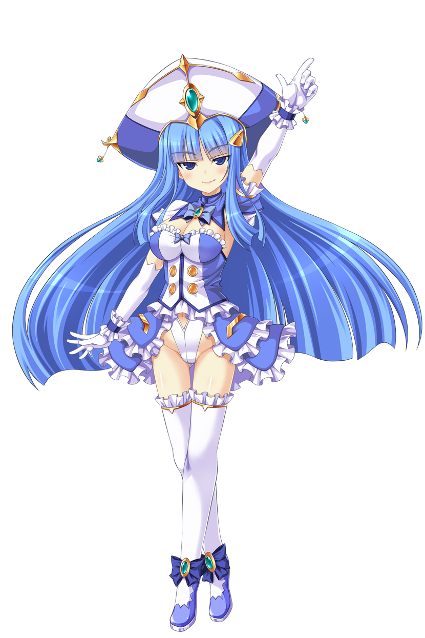 1girl, aoi_masami, arm_up, arty_rain, blue_bow, blue_eyes, blue_hair, bow