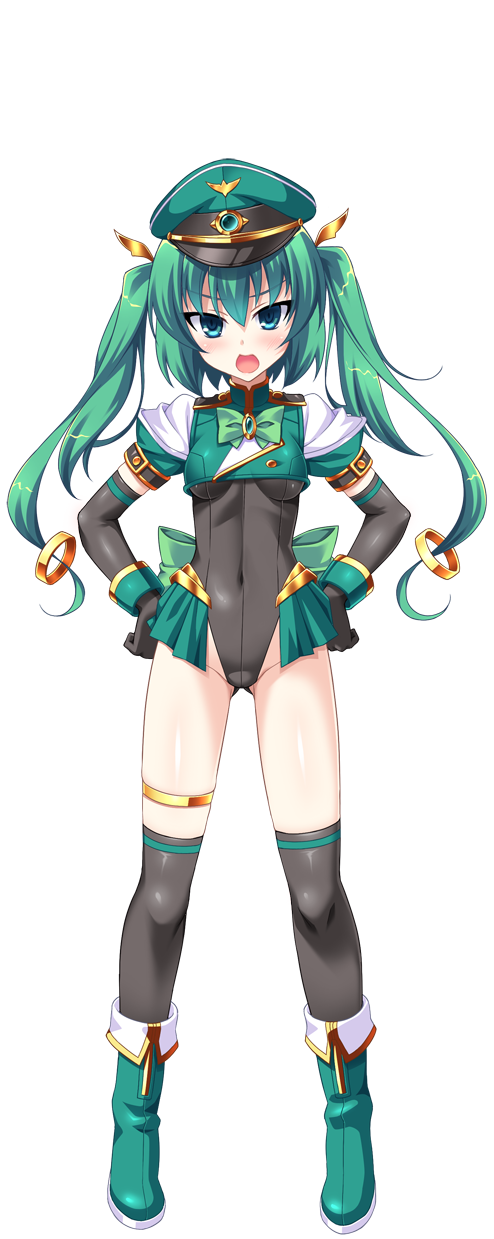 1girl, aoi_masami, aqua_eyes, black_gloves, blue_eyes, blush, boots, breasts