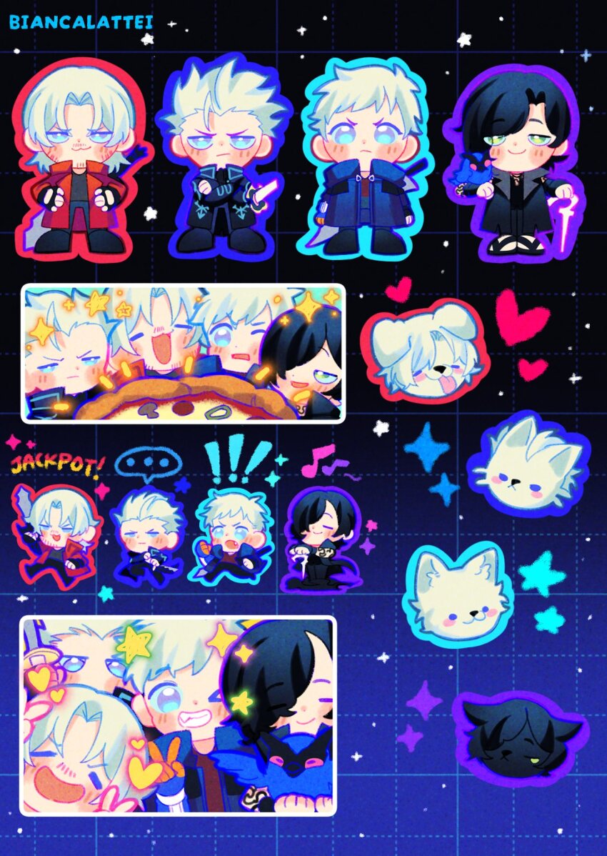 !, !!, ..., 4boys, :3, :o, =_=, animalization