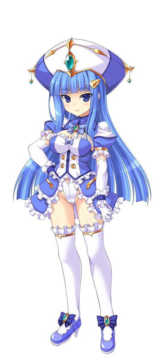 1girl, aoi_masami, arty_rain, blue_eyes, blue_hair, blunt_bangs, bow, breasts