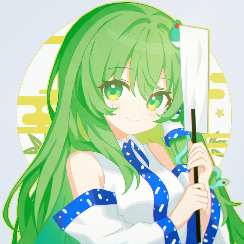 1girl, absurdres, breasts, chinese_commentary, closed_mouth, commentary_request, detached_sleeves, egasumi