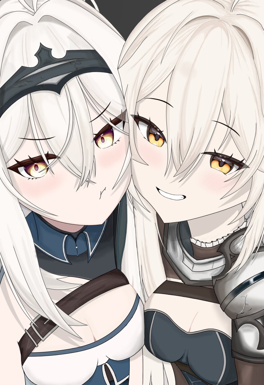 2girls, absurdres, breasts, highres, indie_virtual_youtuber, matoi_miia, medium_breasts, multiple_girls