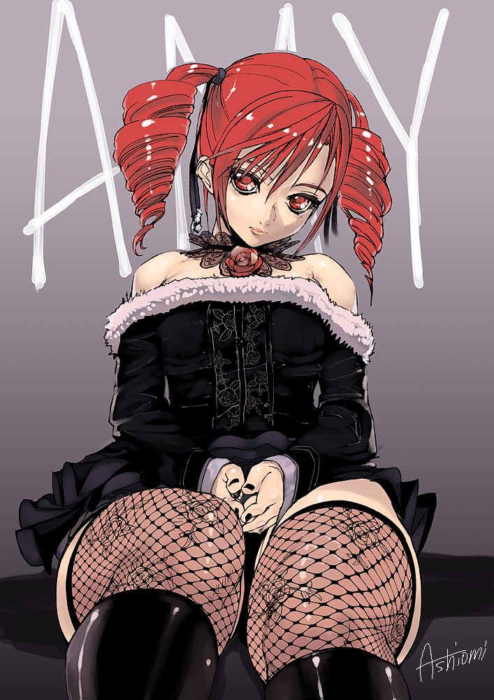 1girl, amy_sorel, ashiomi_masato, bad_anatomy, bad_hands, bare_shoulders, boots, character_name