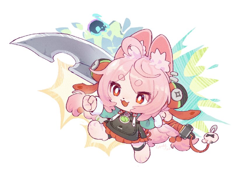 1girl, animal_ear_fluff, animal_ear_piercing, animal_ears, animal_feet, anklet, braid, braided_twintails