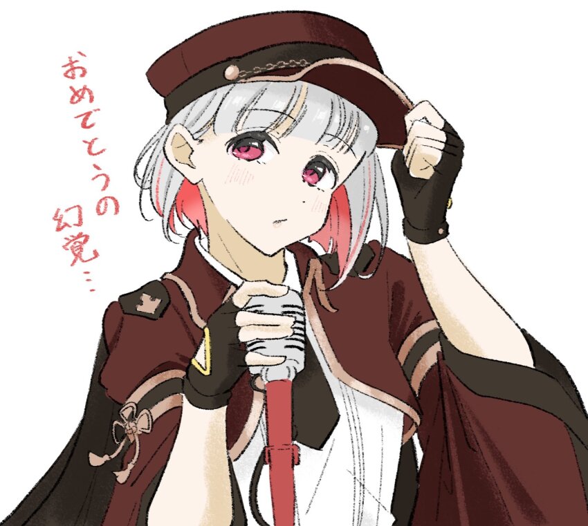 1girl, alternate_costume, black_gloves, black_necktie, brown_hat, brown_jacket, clothing_cutout, collared_shirt