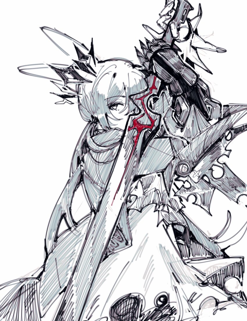 1girl, absurdres, amiya_(arknights), amiya_(guard)_(arknights), animal_ears, arknights, arms_up, cowboy_shot