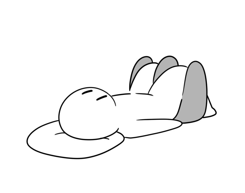 1other, ambiguous_gender, commentary, game_controller, head_on_pillow, highres, knees_up, lying