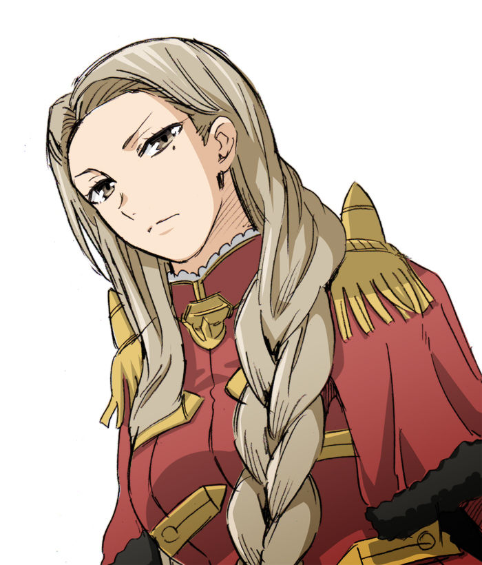 00s, 1girl, audrey_gassenarl, blonde_hair, braid, brown_eyes, female_focus, long_hair