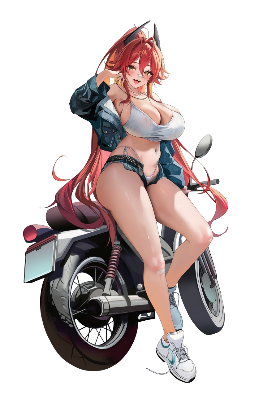 1girl, :d, absurdres, bandaid, bandaid_on_face, bandaid_on_nose, bare_shoulders, blush