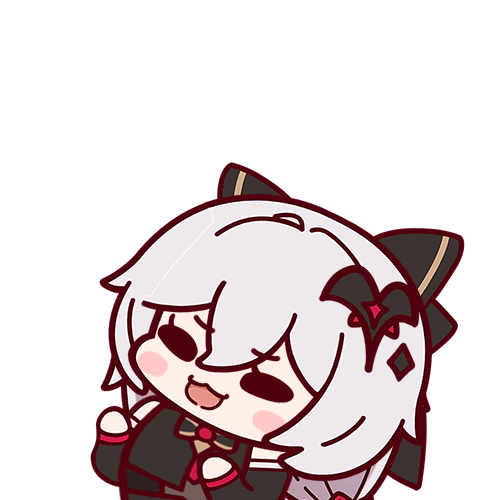 1girl, animated, animated_gif, bat_hair_ornament, black_bow, black_dress, blush_stickers, bow