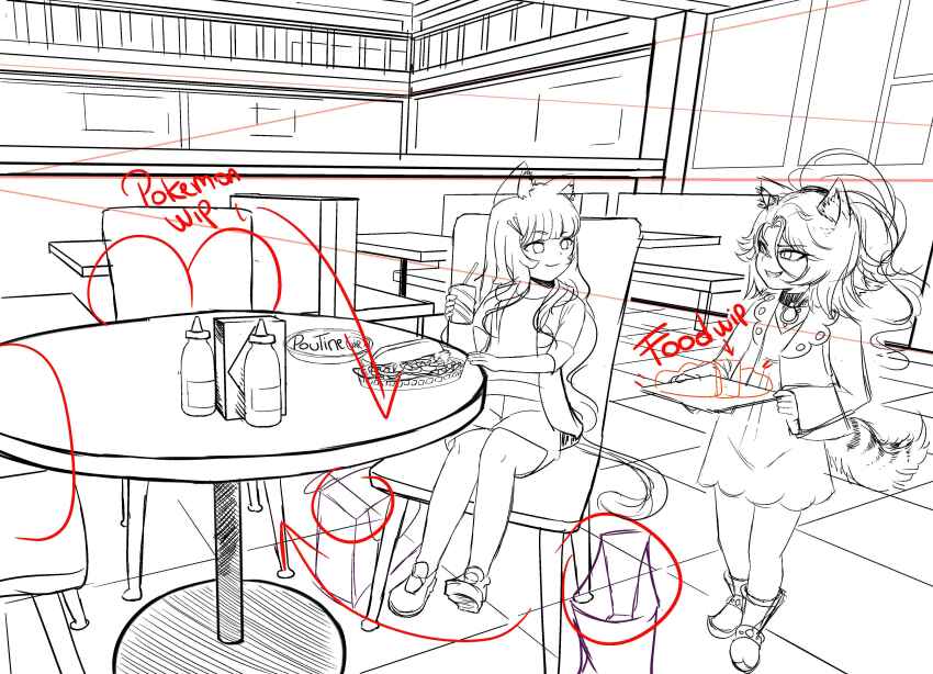 2girls, absurdres, akemithekitten, chloeakemi, cosplay, happy, highres, liko_(pokemon)_(cosplay)