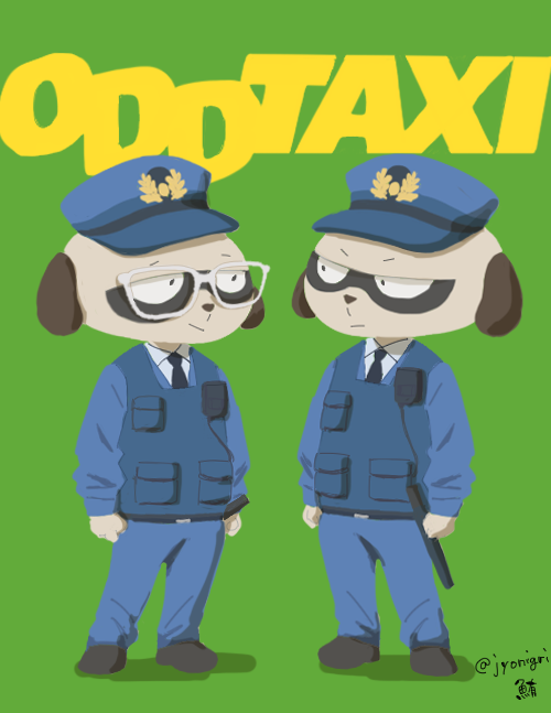 2boys, blue_pants, brothers, bulletproof_vest, clenched_hands, daimon_kenshirou, daimon_koushirou, glasses