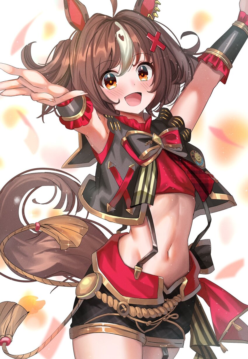 1girl, ahoge, ame_sagari, animal_ear_piercing, animal_ears, black_bow, black_bowtie, black_jacket