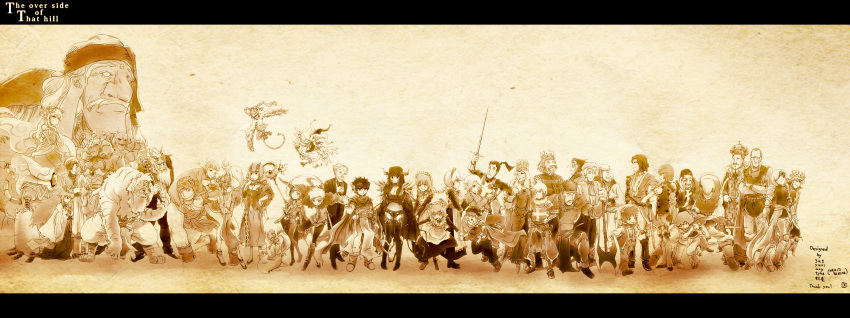 10s, 6+boys, 6+girls, absurdres, age_difference, animal_hands, armor, axe