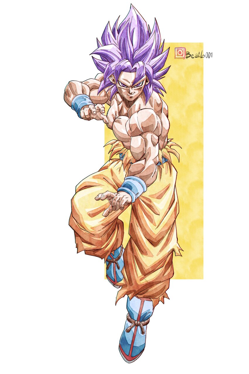 1boy, absurdres, alternate_form, beatlo_(rodrigo38658978), blue_boots, blue_sash, blue_wrist_cuffs, boots