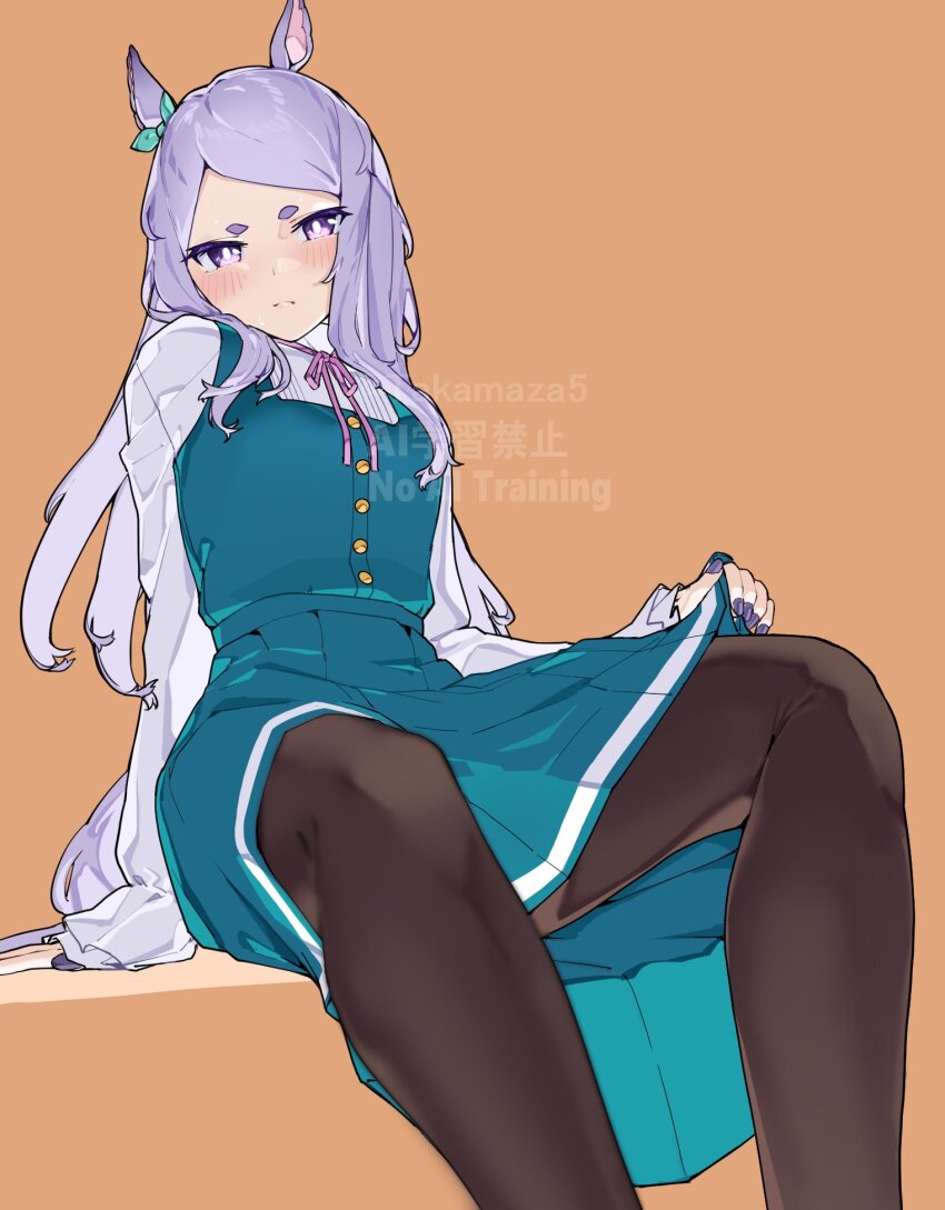 1girl, animal_ears, aqua_bow, blush, bow, ear_bow, ear_ribbon, highres