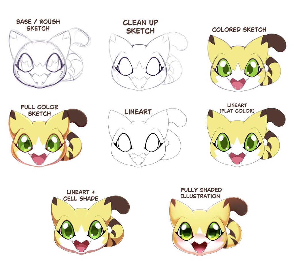 cat, digimon, digimon_(creature), fangs, green_eyes, heavymetalpapi, meicoomon_baby, sharp_teeth