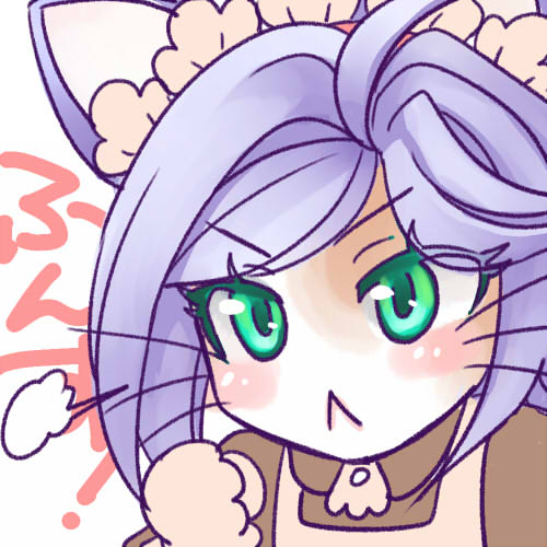 1girl, :<, blush, brown_shirt, caprese_(ragnarok_online), cat_girl, closed_mouth, collared_shirt