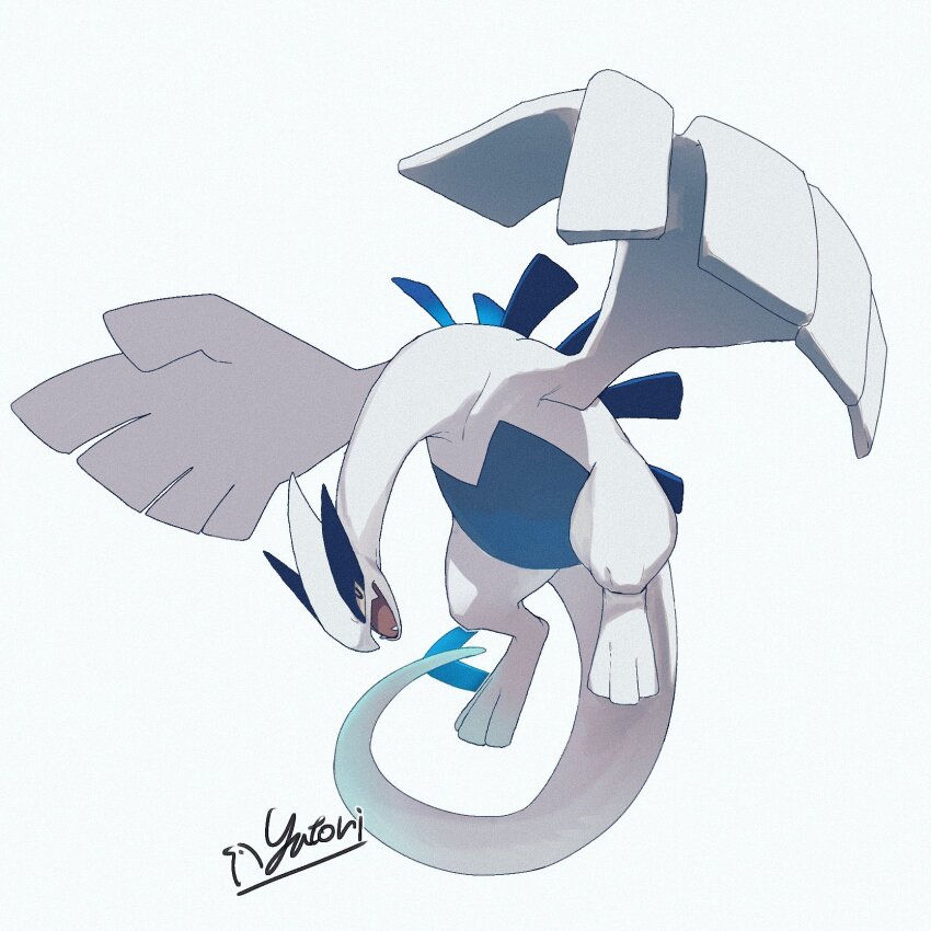 animal_focus, commentary_request, fangs, full_body, gen_2_pokemon, highres, hisaki_yatori, legendary_pokemon