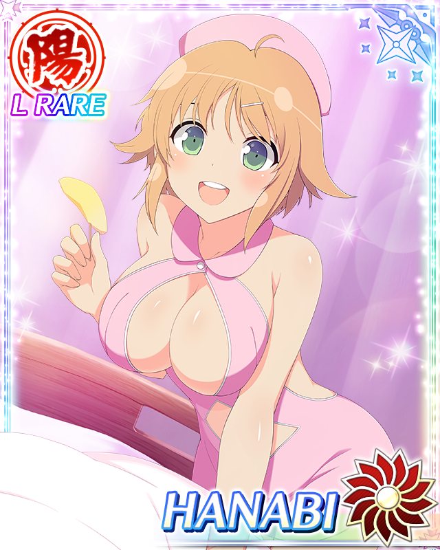 1girl, :d, ahoge, apple, apple_slice, backless_coat, border, breasts