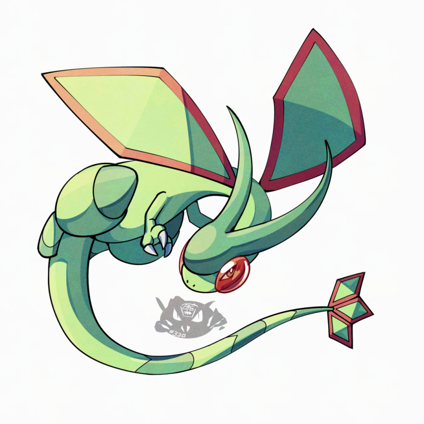 antennae, colored_skin, flygon, gen_3_pokemon, green_skin, mistray-art, nintendo, no_humans