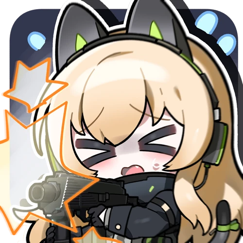 >_<, 1girl, animal_ear_headphones, animal_ears, artist_request, b&amp;t_mp9, blonde_hair, cat_ear_headphones