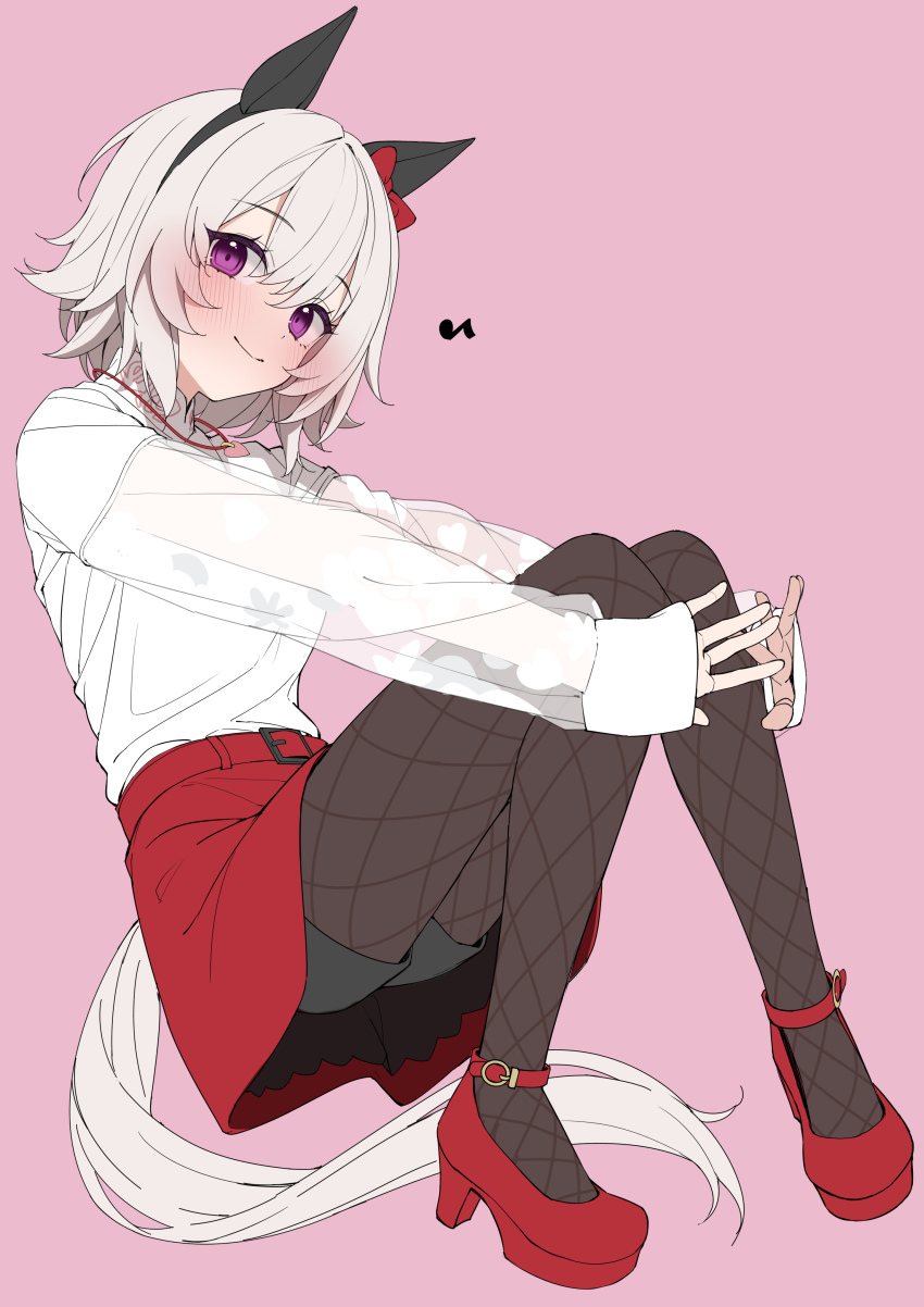 1girl, absurdres, animal_ears, blush, bow, breasts, curren_chan_(casual)_(umamusume), curren_chan_(umamusume)