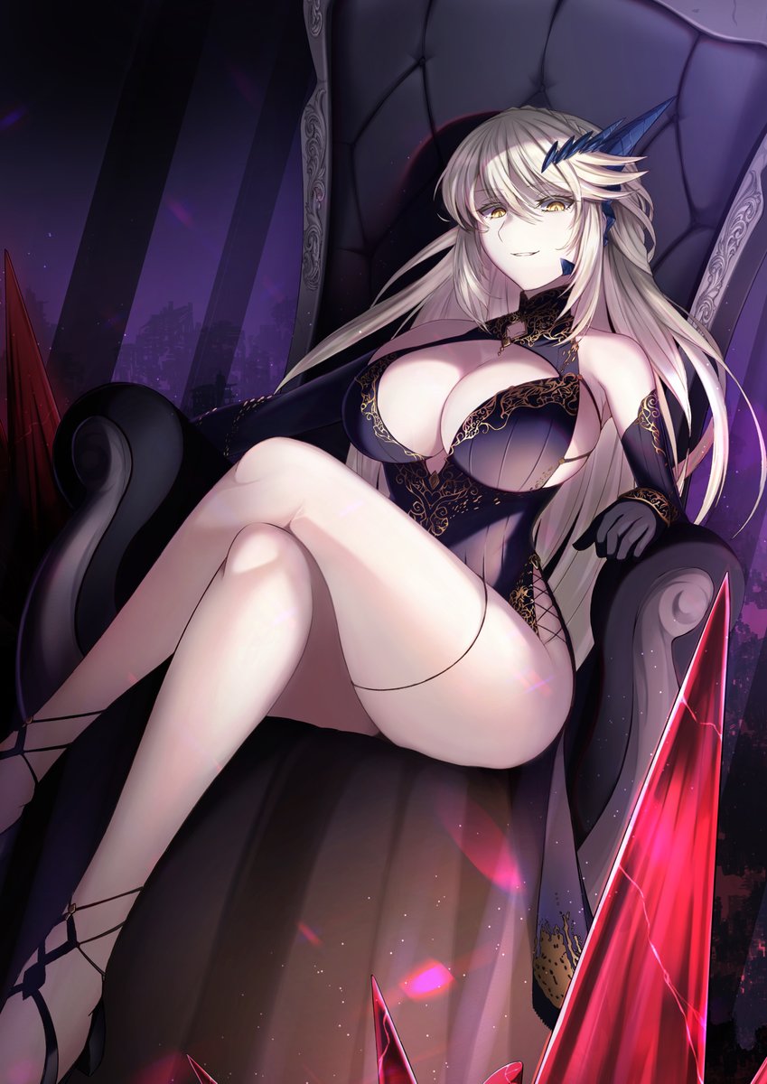 1girl, artoria_pendragon_(celebratory_attire)_(fate), artoria_pendragon_(fate), artoria_pendragon_(lancer_alter)_(fate), bare_legs, blonde_hair, breasts, cleavage