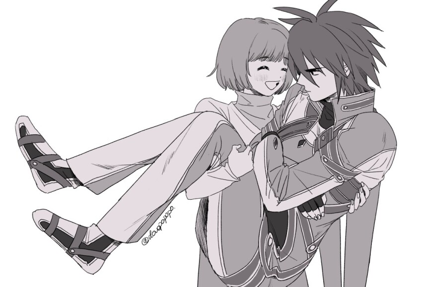 anna_irving, belt, blue_gloves, blush, bob_cut, bodysuit, boots, carrying