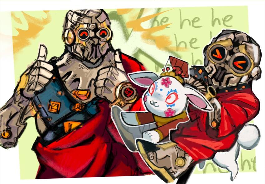 >_<, 1boy, armor, cerealazucarado, chibi, chibi_inset, closed_eyes, commentary