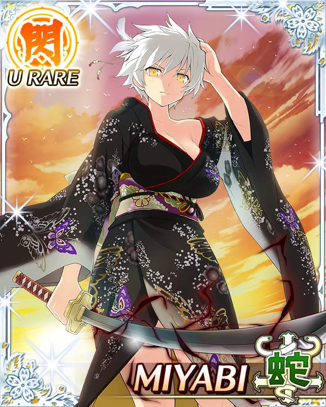 1girl, arm_at_side, aura, bird, black_kimono, border, breasts, butterfly_print_kimono