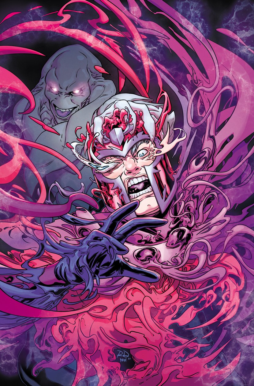 2boys, artist_collaboration, blue_eyes, body_horror, bodysuit, character_request, comic_cover, commentary