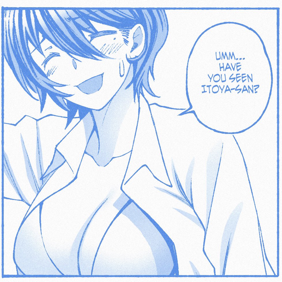 1girl, anna_ayasaki, blue_theme, blush, bra, breasts, cleavage, closed_eyes