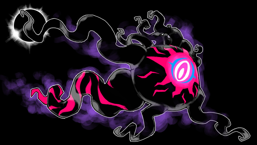 black_background, blacknirrow, commentary, dark_background, darkrai, eclipse, full_body, gen_4_pokemon