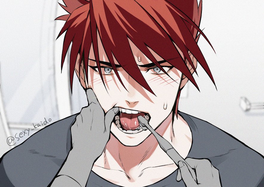 2boys, alternate_costume, annoyed, artist_name, bathroom, blurry, blurry_background, blush