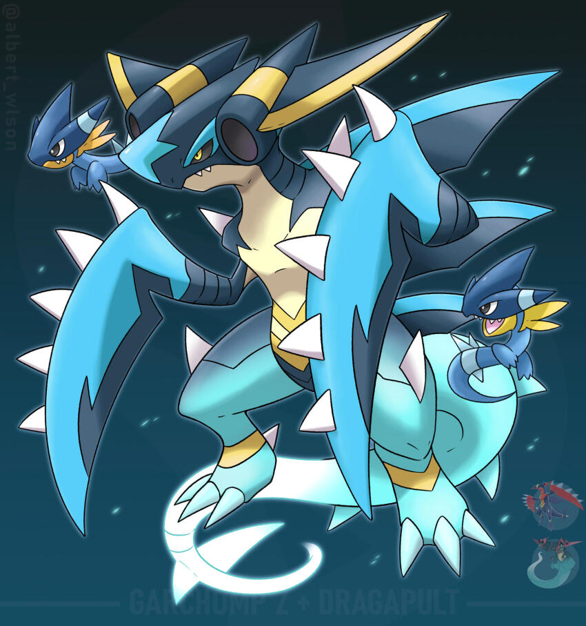 albrt-wlson, alternate_color, black_eyes, black_sclera, bright_pupils, character_name, claws, closed_mouth